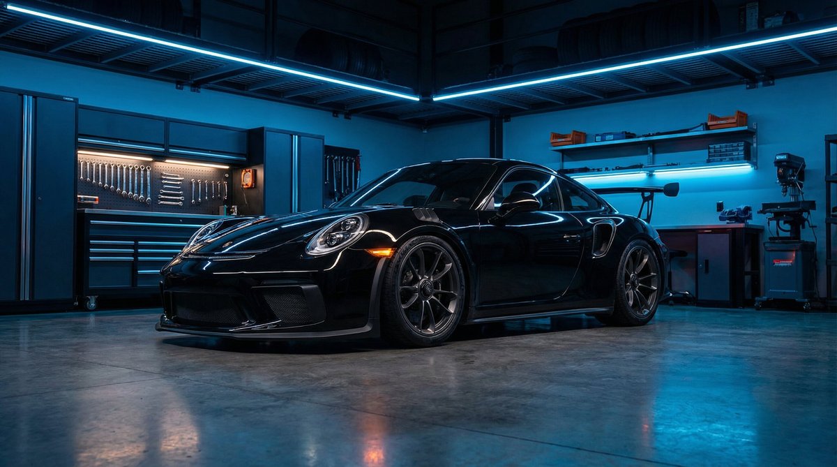 黑丝保时捷911改装视频